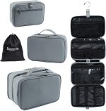 Toiletry Bag for Men, Hanging Travel Bag for Toiletries, Shaving Bag for Men Travel, Toiletry Bags for Traveling, Large Travel Size Toiletry Organizer (2022 Upgraded) , Travel Case Kit Accessories